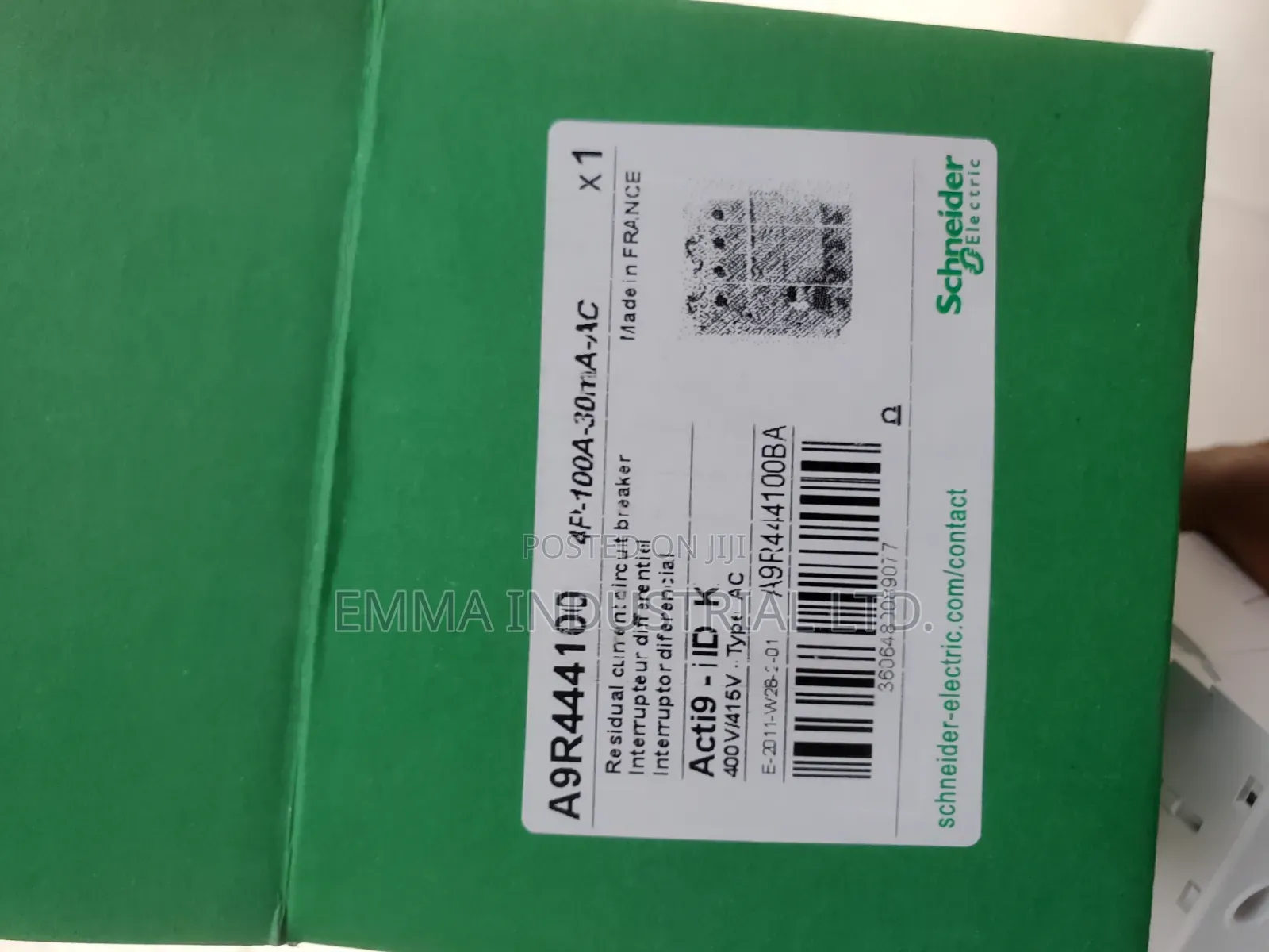 Schneider Elcb Breaker 4p 100amp