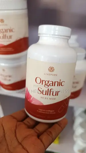 Livepure Organic Sulfur (Msm) – Cleanse, Joint Skin Support