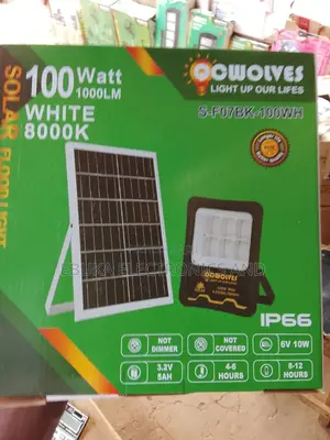 100 Watt Solar Floodlight Cwolves Is Available