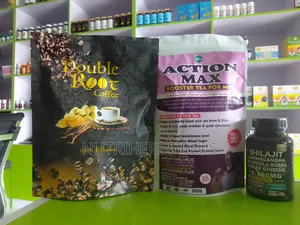 Double Root Coffee+ Action Max Booster Tea+ Shilajit