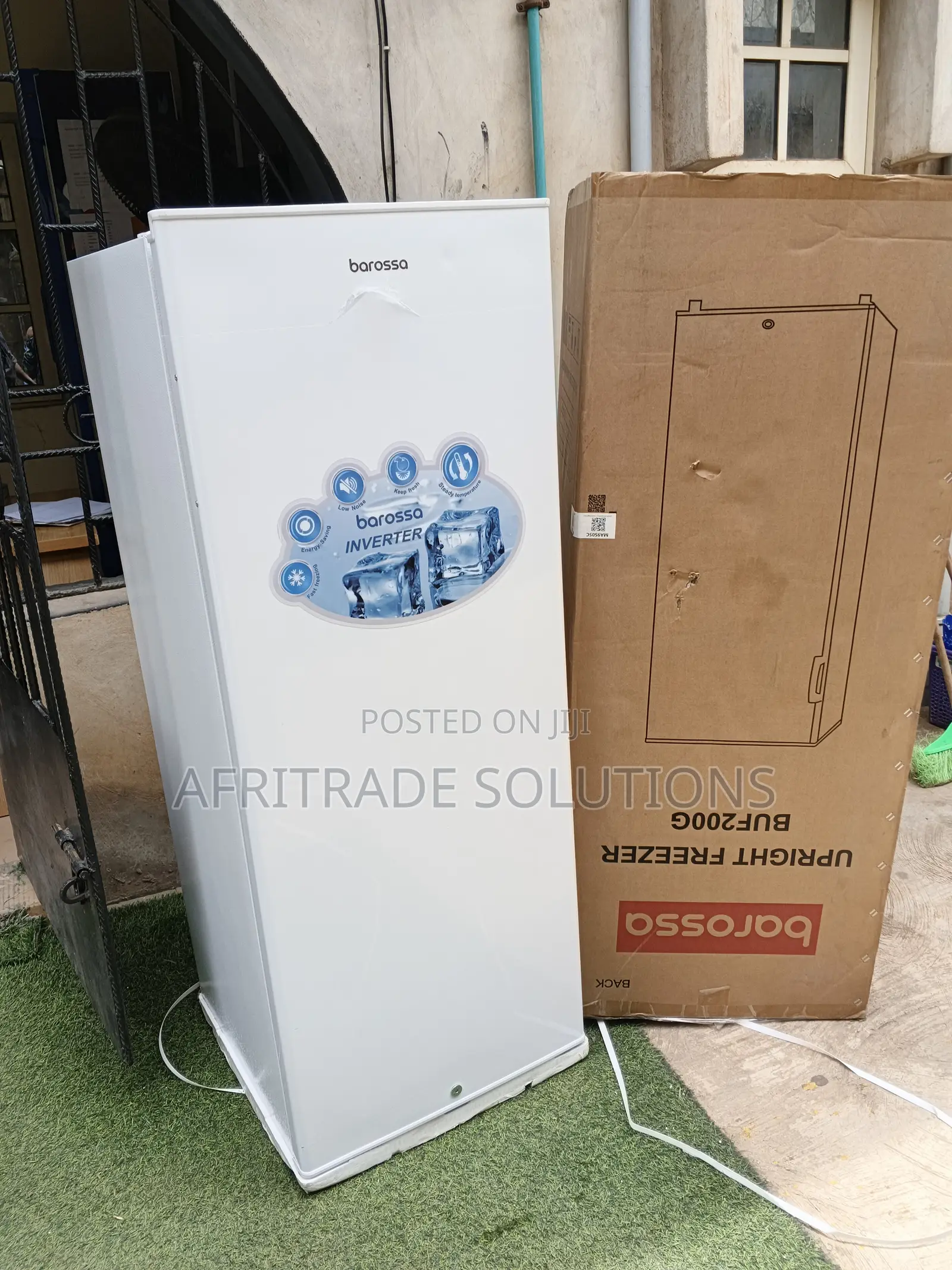 Barosa 200l 7-Step Adjustable Upright Freezer