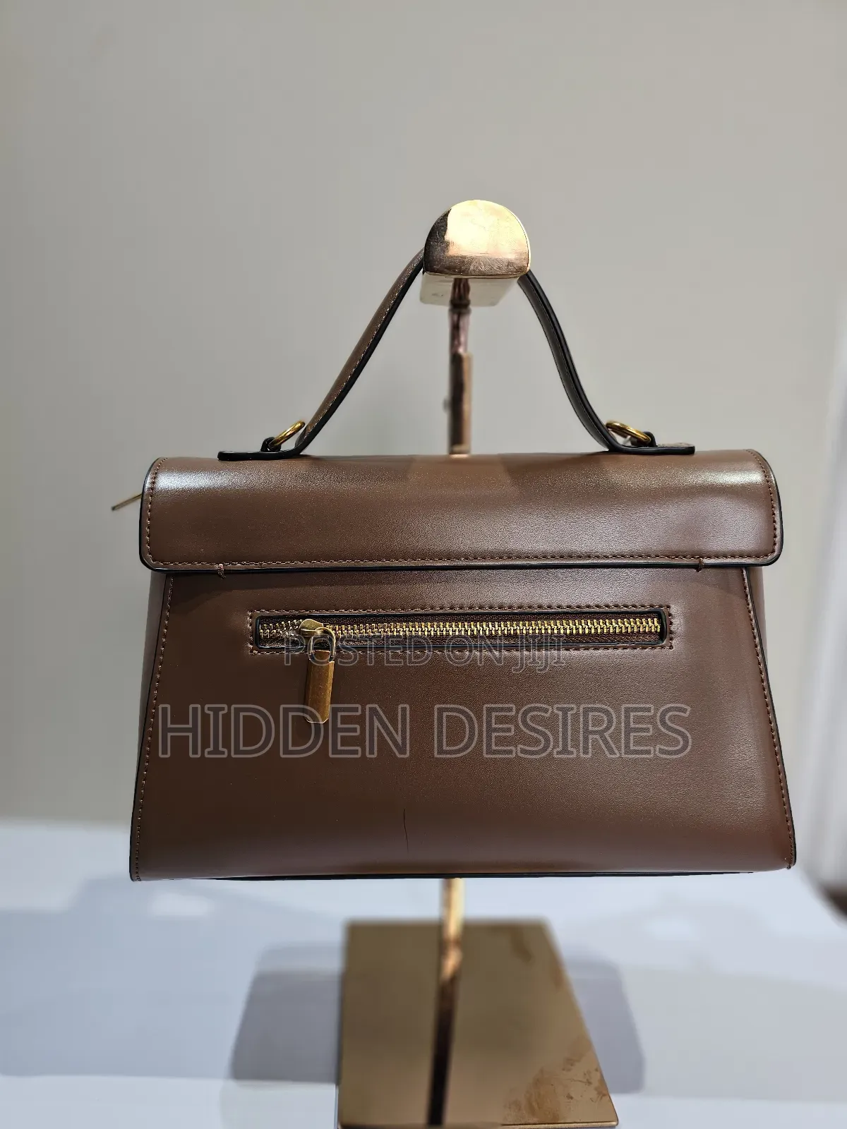 Brown Leather Boss Bag