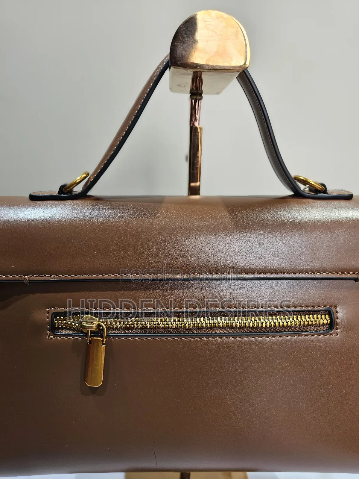 Brown Leather Boss Bag