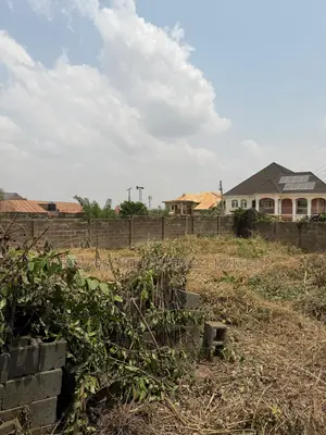 Well Fenced and Gated 2 Plot of Land With an Uncompleted 4bedroom Bung
