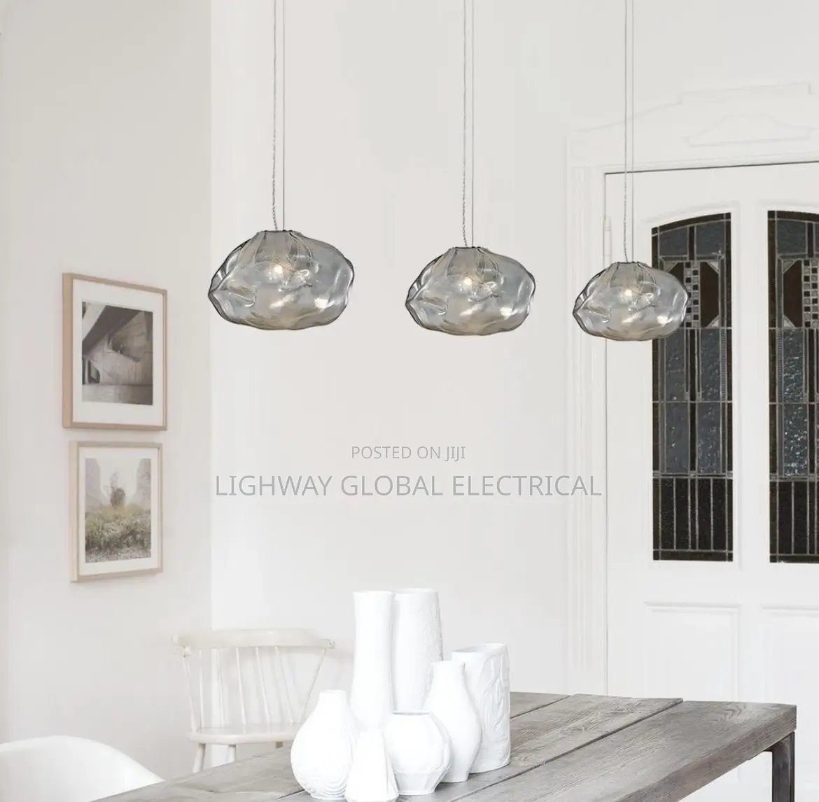 Lava Glass Single Drop Light