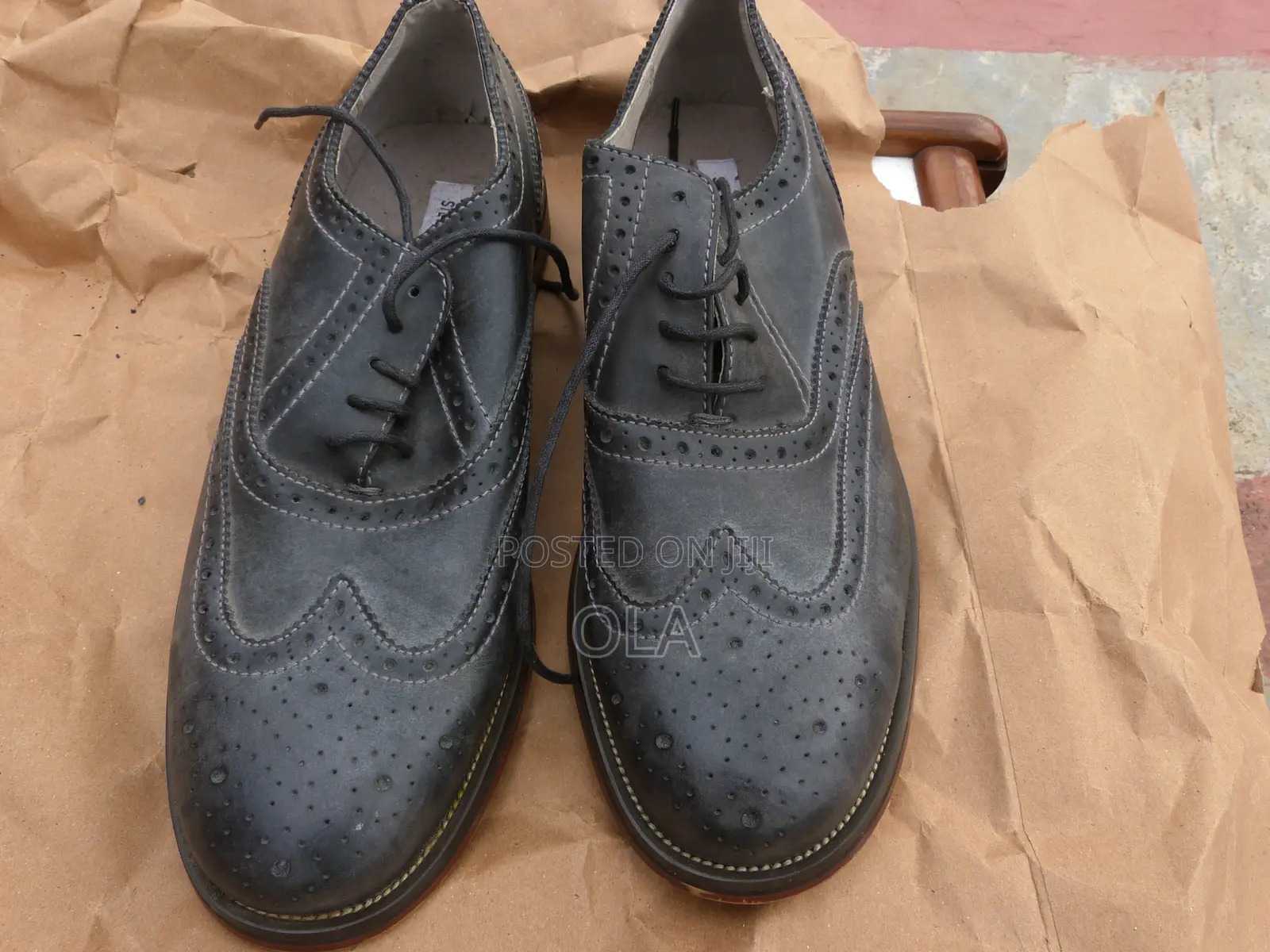 Steve Madden Oxford Wingtip "Ethin"Grey Mens