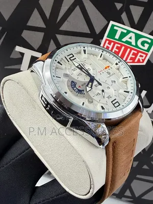 Tag Heure Carrera Leather Watch