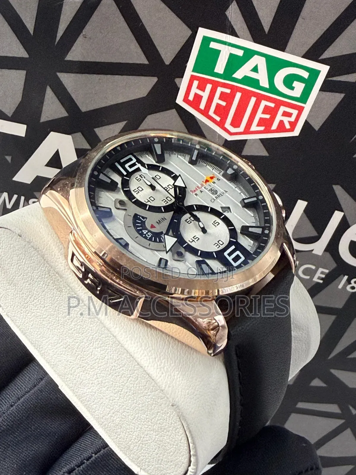 Tag Heure Carrera Leather Watch