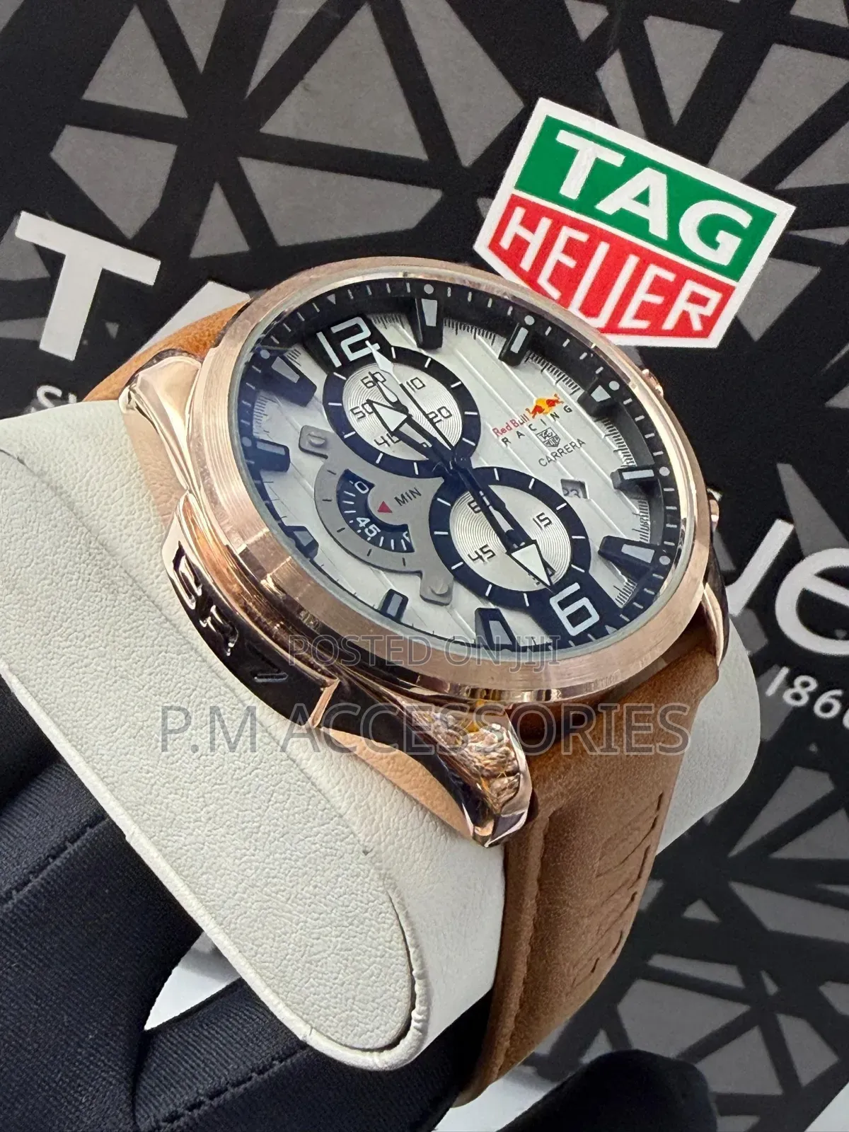 Tag Heure Carrera Leather Watch