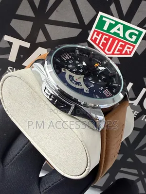 Tag Heure Carrera Leather Watch