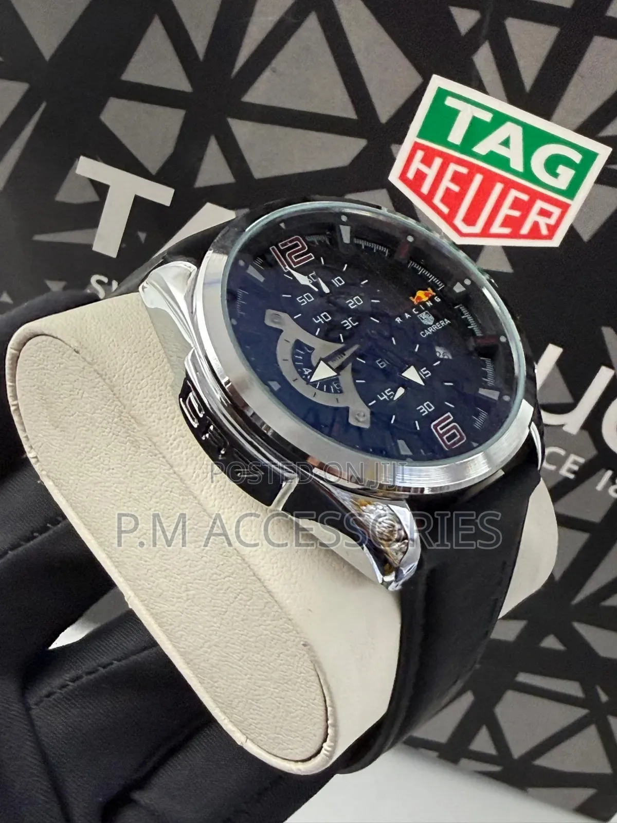 Tag Heure Carrera Leather Watch