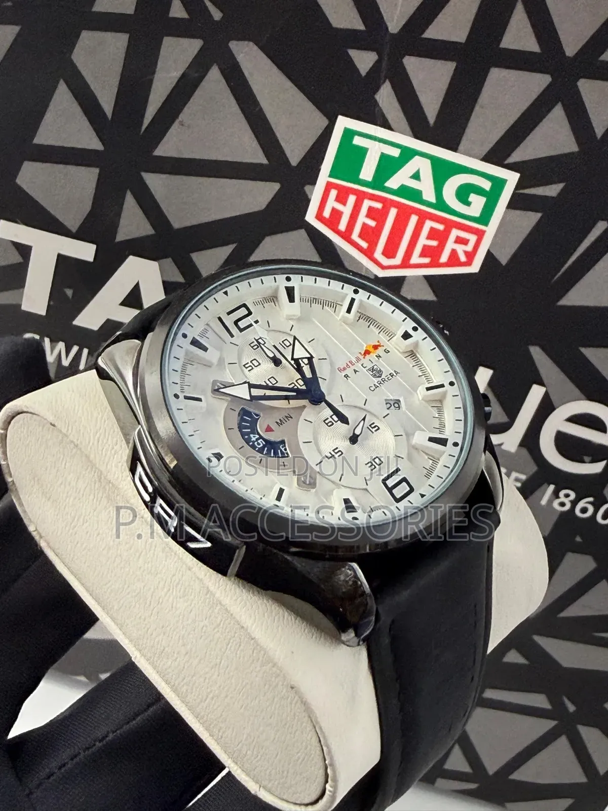 Tag Heure Carrera Leather Watch