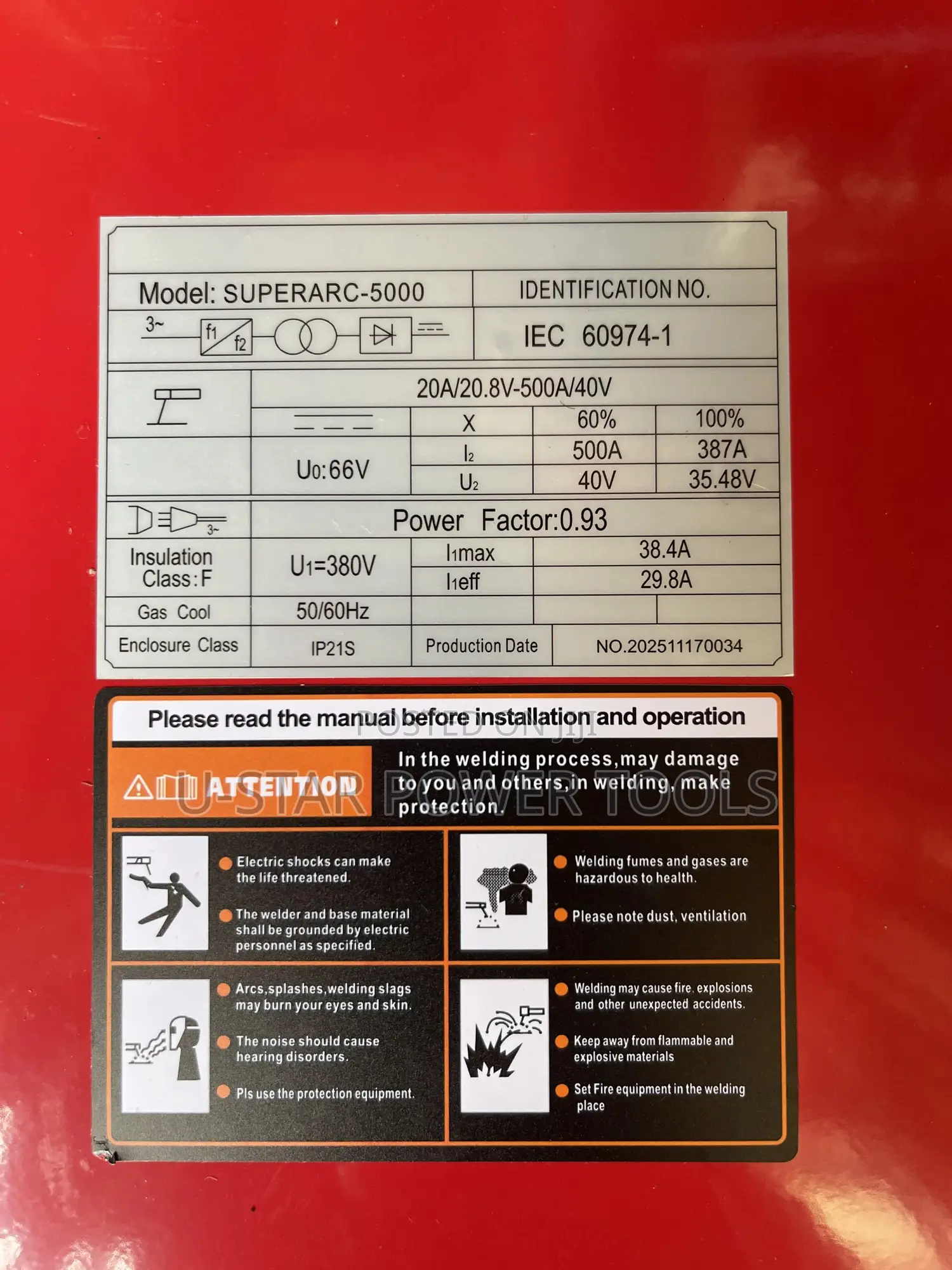 Edon Super - 5000 Welding Machine