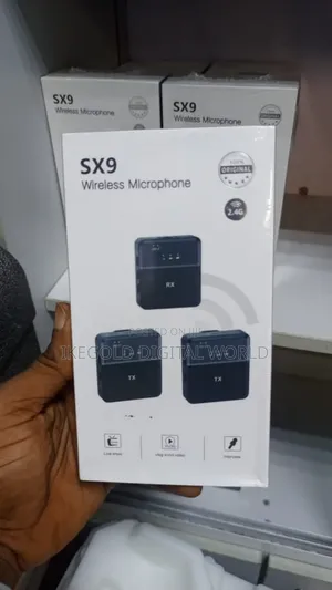 Sx9 Professional Wireless Microphone (Dual Mic Set)