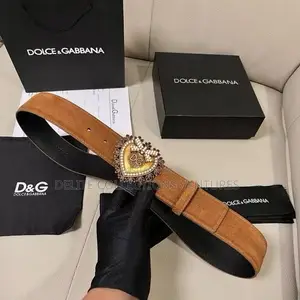 Luxury Update D G Luxury Suede Devotion Belt.