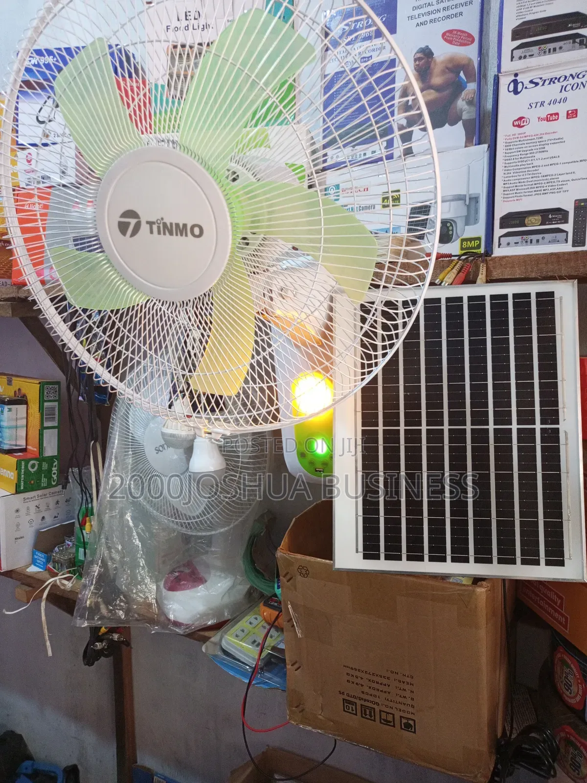 Wall Rechargeable and Solar Fan