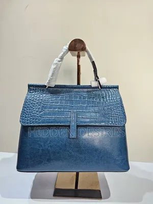 Croc Smooth Genuine Leather Boss Bag