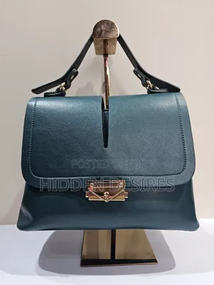 Madam Slit Top Handle Bag- Green