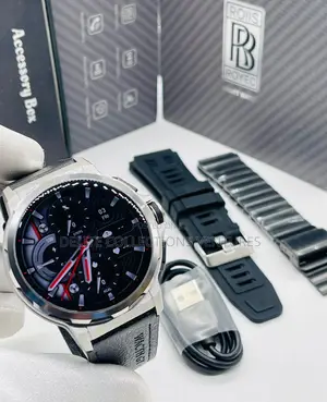 *Rolls Royce (Royec) Round Structured Waterproof Smartwatch