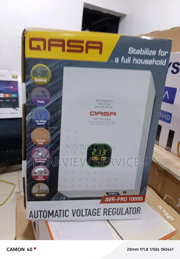 Qasa 10000w Stabilizer Wall Installation Power System