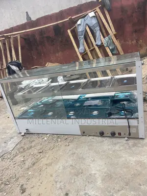 15 Plates Curved Glass Food Warmer