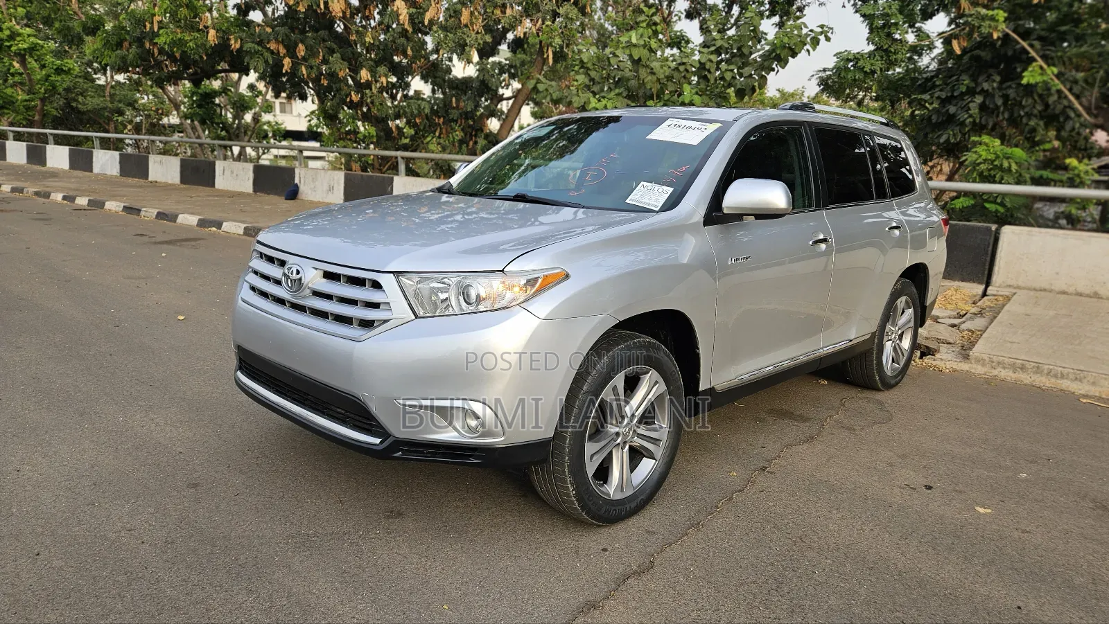 Toyota Highlander Limited 2012 Silver