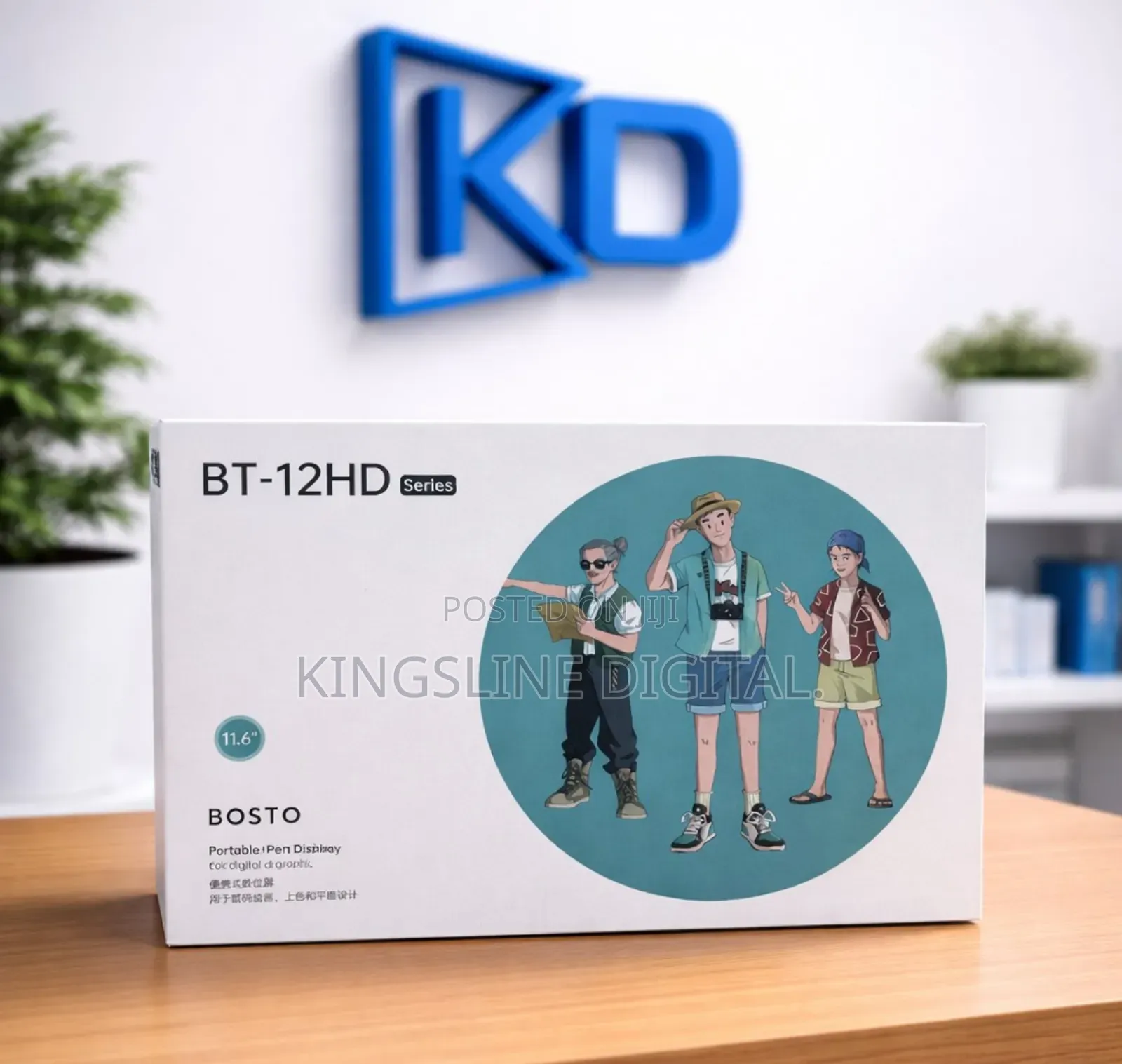 Bosto Bt-12hd Drawing Display Professional Graphics Tablet