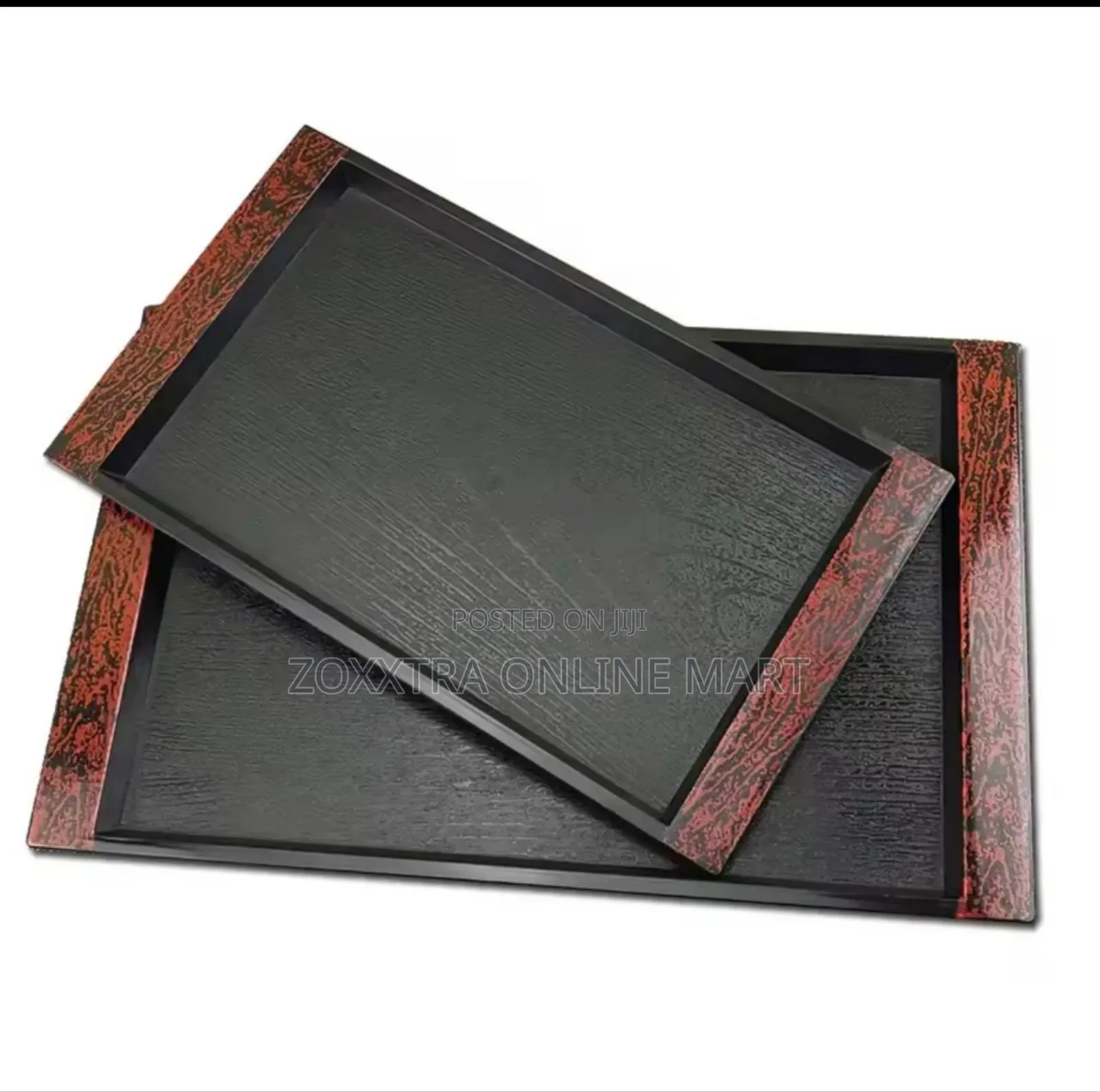 3in1 Black Tray Set