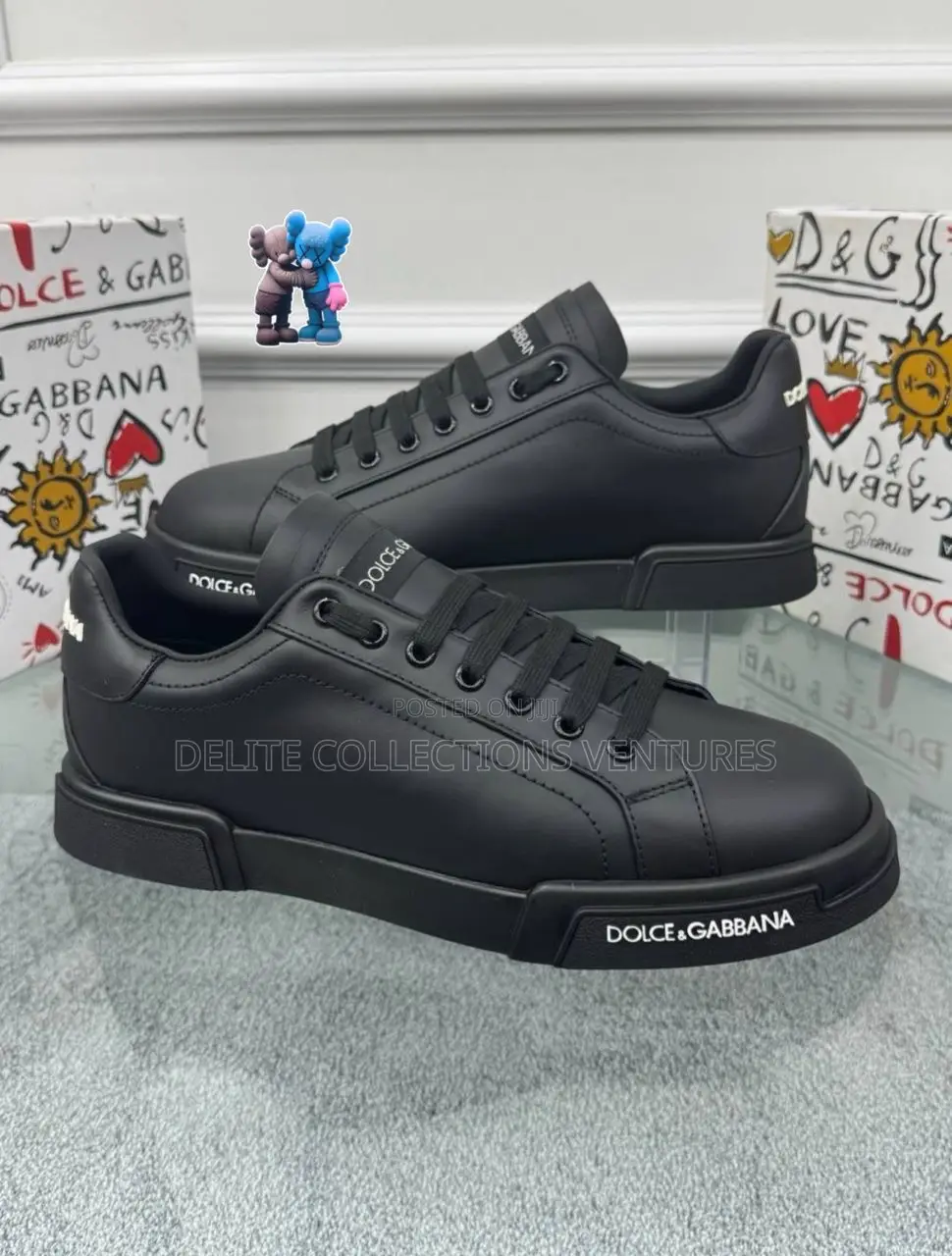 New Dolce Gabbana Patchwork Light With Branded Plate SNKS _