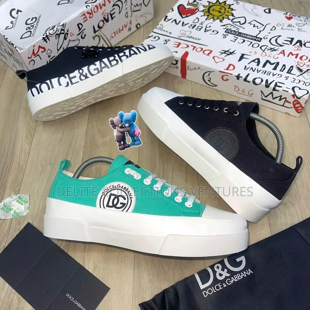 New Dolce Gabbana Patchwork Light With Branded Plate SNKS _