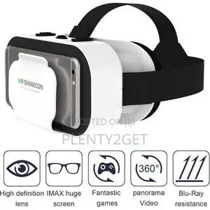 Portable Vr Glasses, Virtual Reality 3d Glasses, With Bluetooth Remote