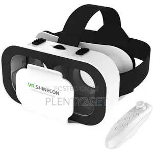 Portable Vr Glasses, Virtual Reality 3d Glasses, With Bluetooth Remote