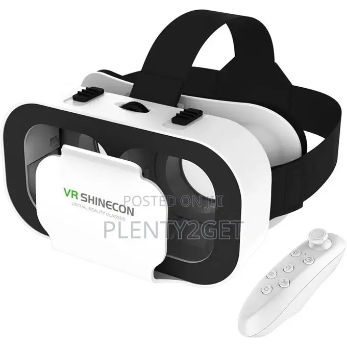 Portable Vr Glasses, Virtual Reality 3d Glasses, With Bluetooth Remote