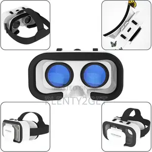 Portable Vr Glasses, Virtual Reality 3d Glasses, With Bluetooth Remote
