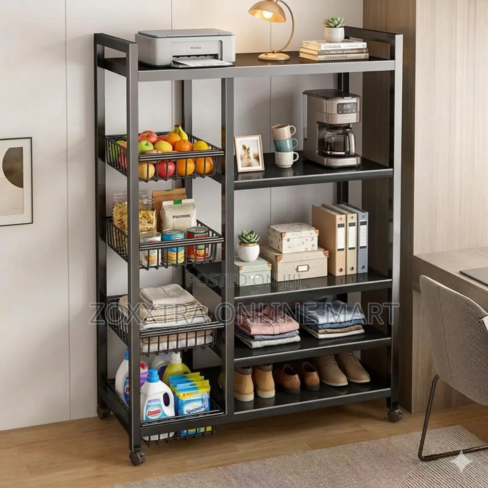 Rolling Kitchen and Utility Rack