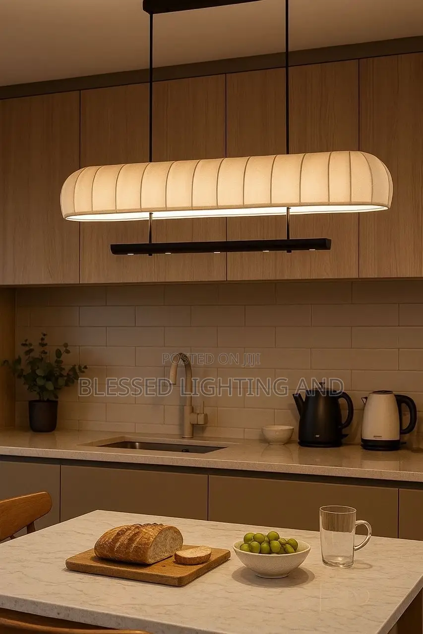 Led Modern Silk Pendant for Kitchen, Dining Room, Restaurant Light