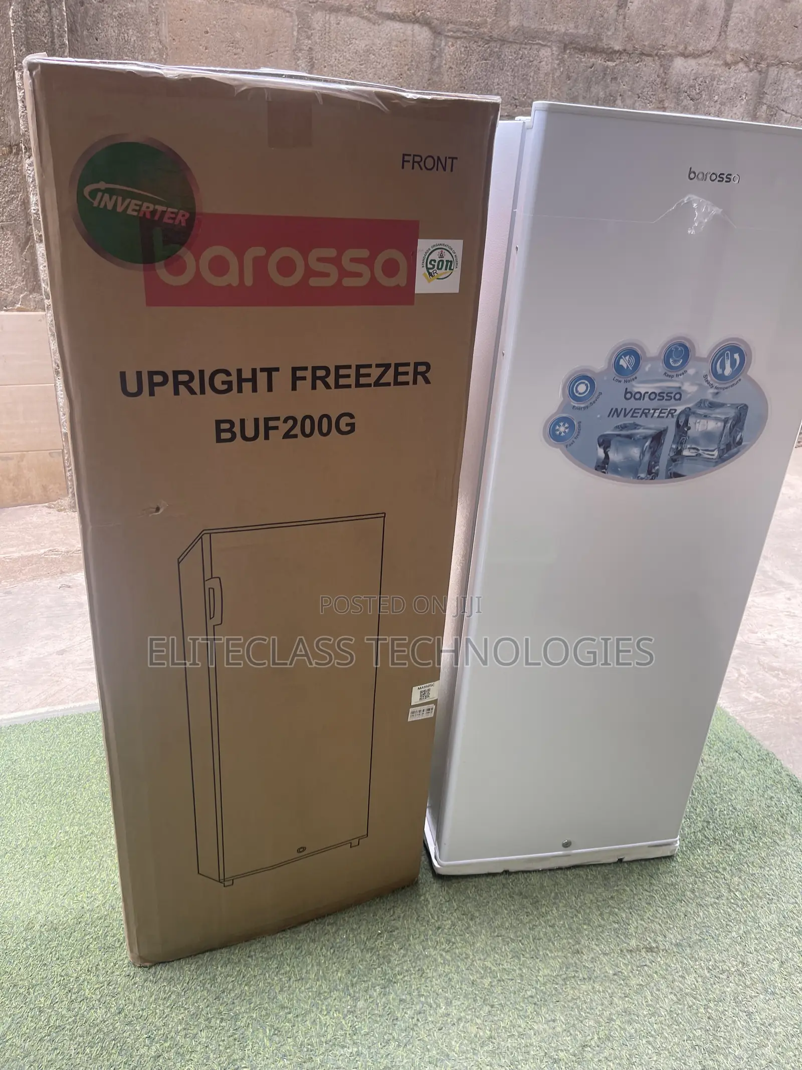 Barossa Buf200g Upright Freezer 200l Capacity