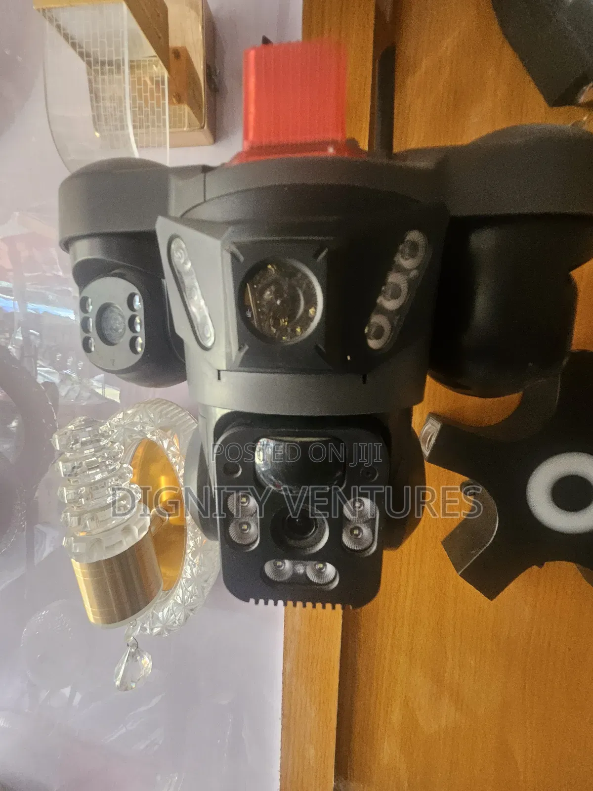 Triple Lenses CCTV Camera