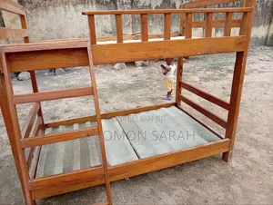 Solid Double Wooden Bunk for Children and Adult