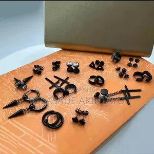 Stud, Punk Style And Minimalist Design Earrings For Pierced Ears