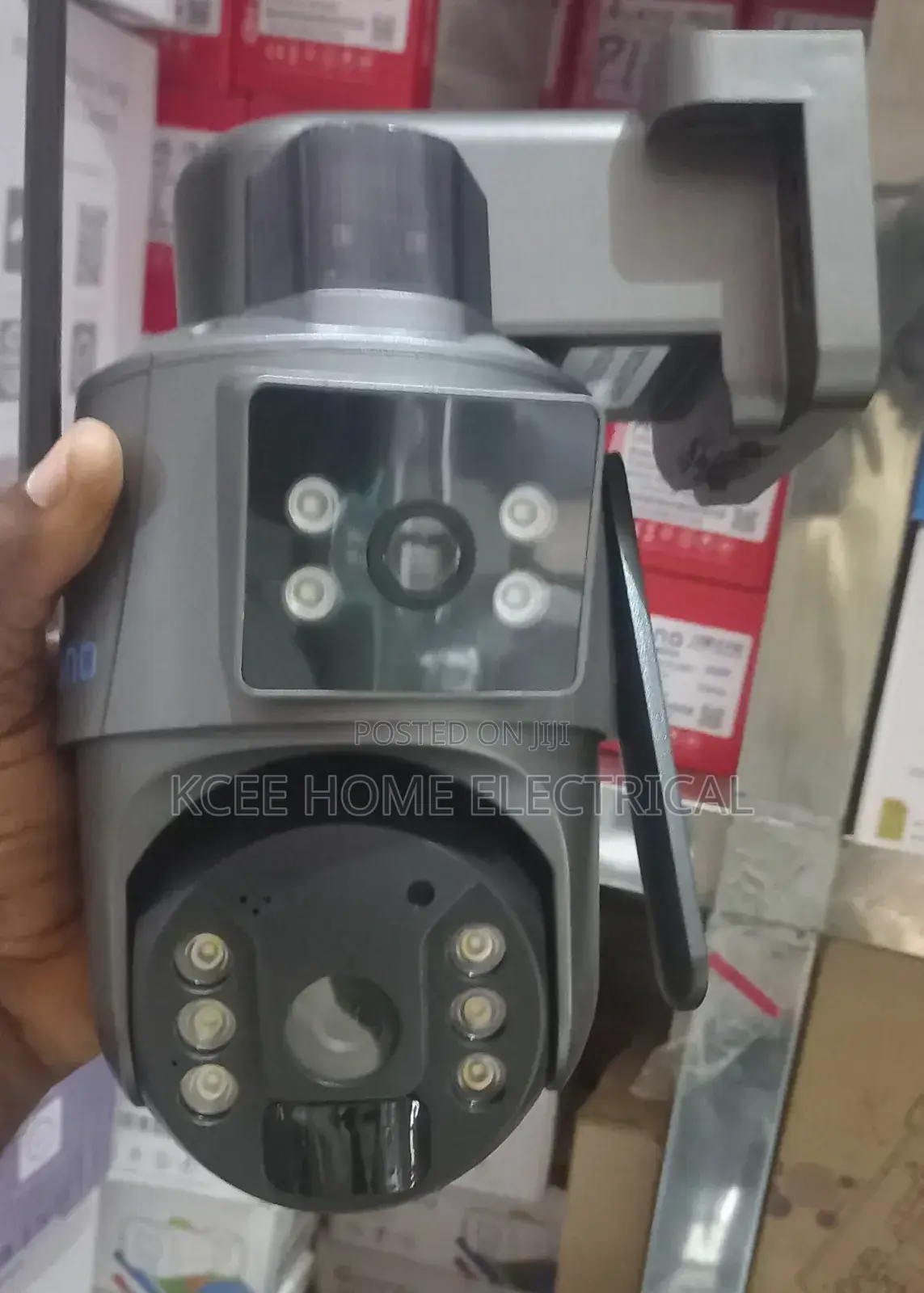 Sd450 Ubox Double Lens Solar Camera - Motion Detection, Night Vision