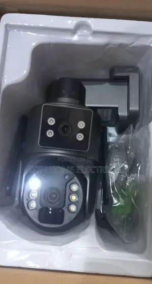 Sd450 Ubox Double Lens Solar Camera - Motion Detection, Night Vision