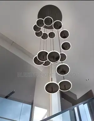 Led Modern High Roof Living Room, Staircase, Reception Indoor Light