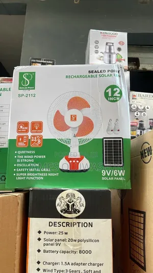 12inches Rechargeable Fan