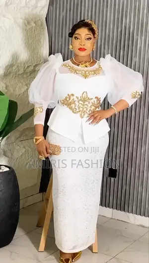 White Elegant Turkey Gown