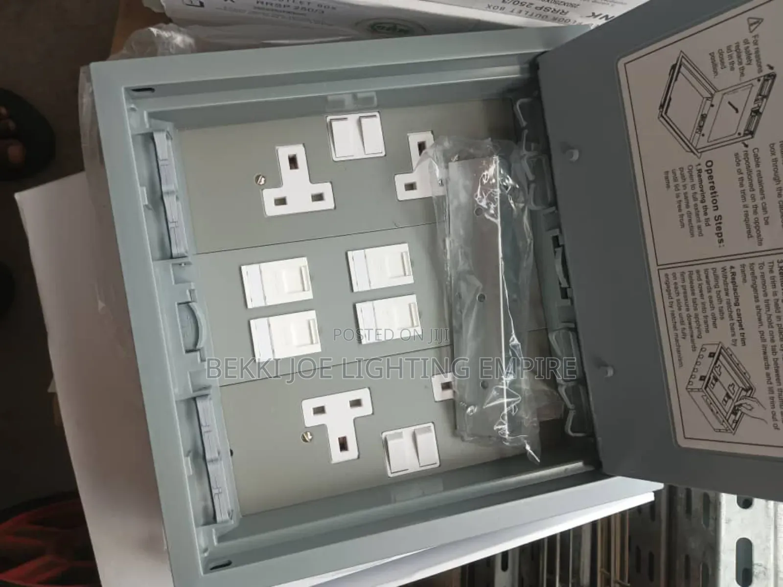 Floor Boxes for Electrical Purposes