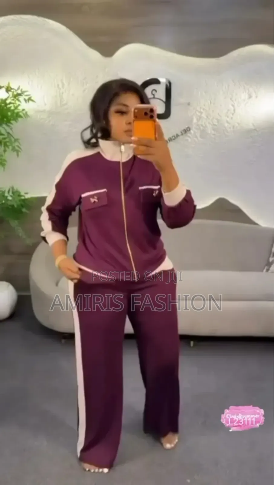 Long Sleeve Two-Piece Trousers