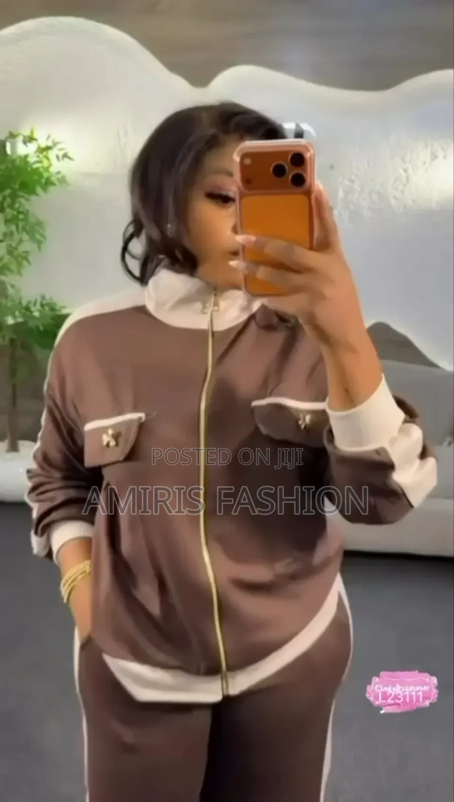 Long Sleeve Two-Piece Trousers