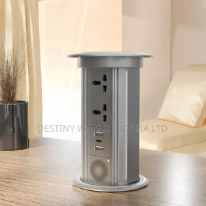 Pop Up Table Retractable Socket With (Bluetooth & Speaker)