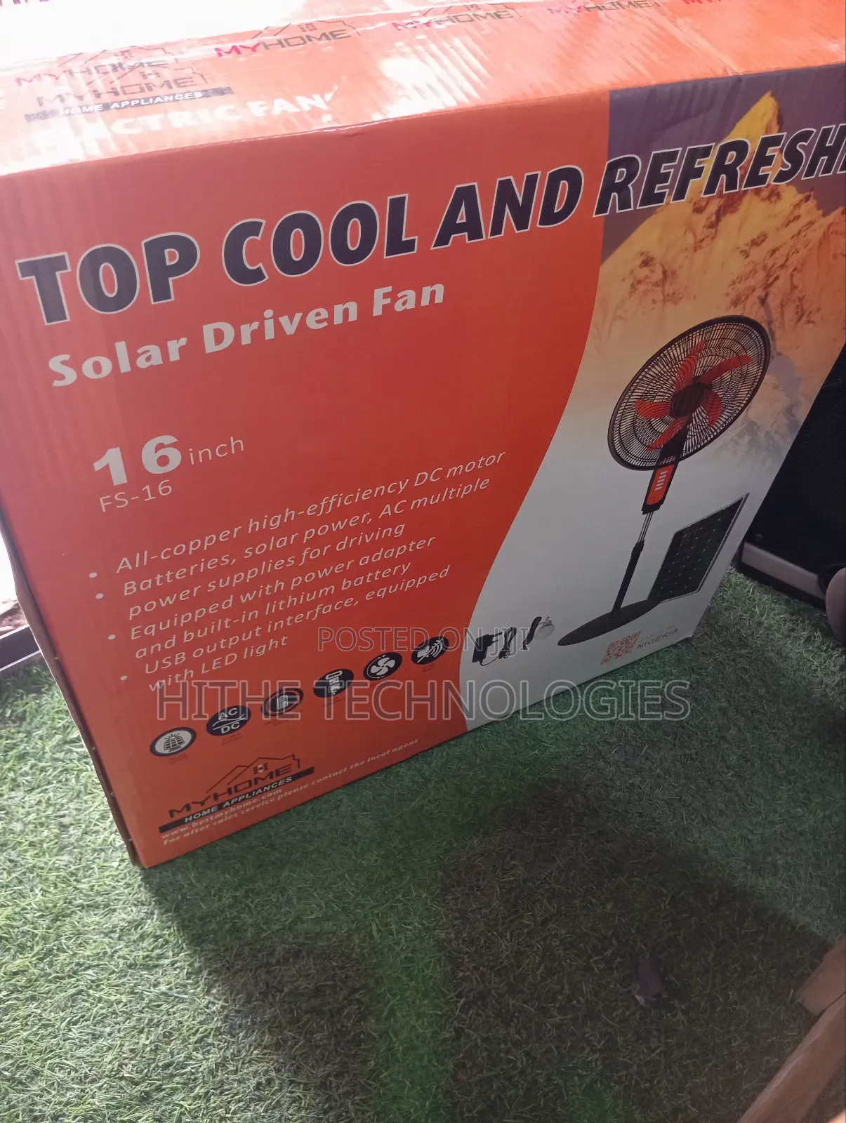 Solar Standing Fan